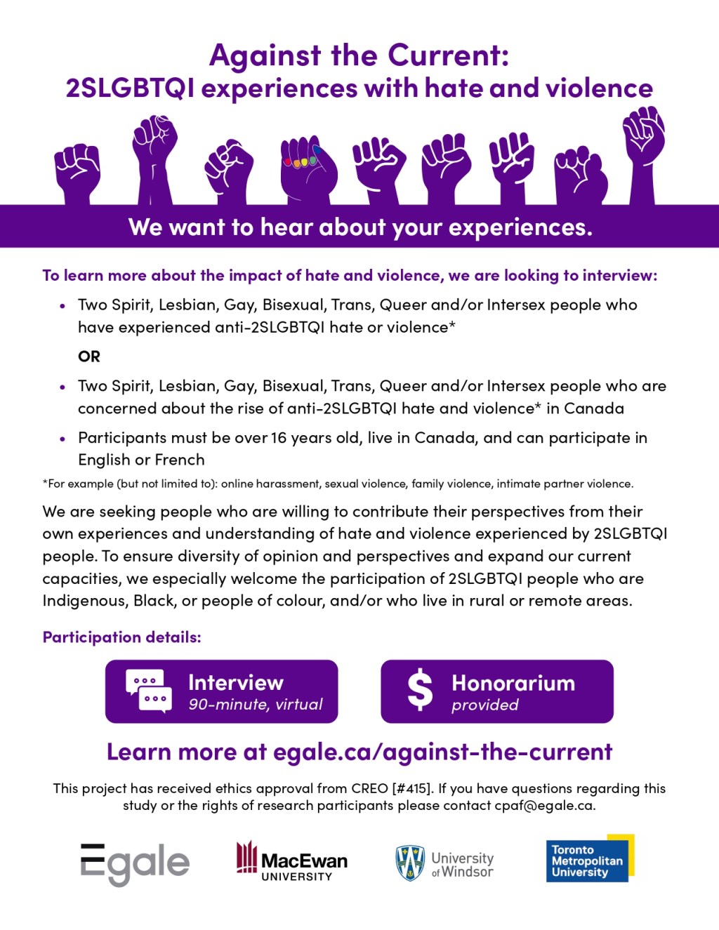 Against The Current – Call for&nbsp;Participants